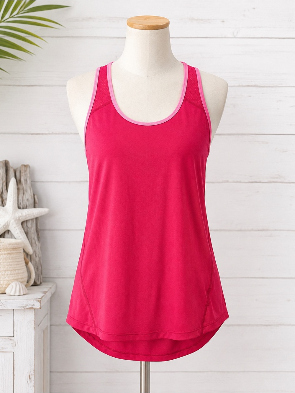 Women's Hot Pink Racerback Tank Top